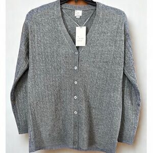 A New Day Charcoal Knit Sweater New!